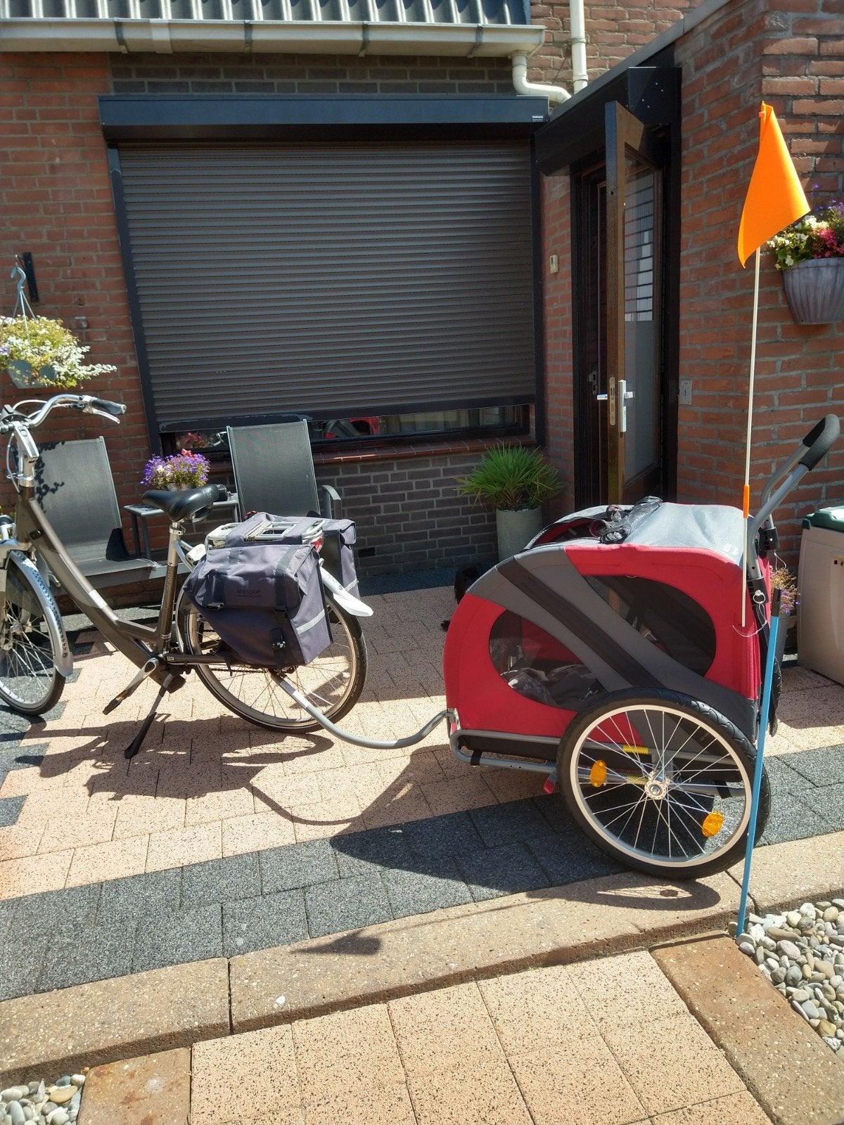 DoggyRide honden fietskar tot 45 kg, Dieren en Toebehoren, Ophalen, Zo goed als nieuw
