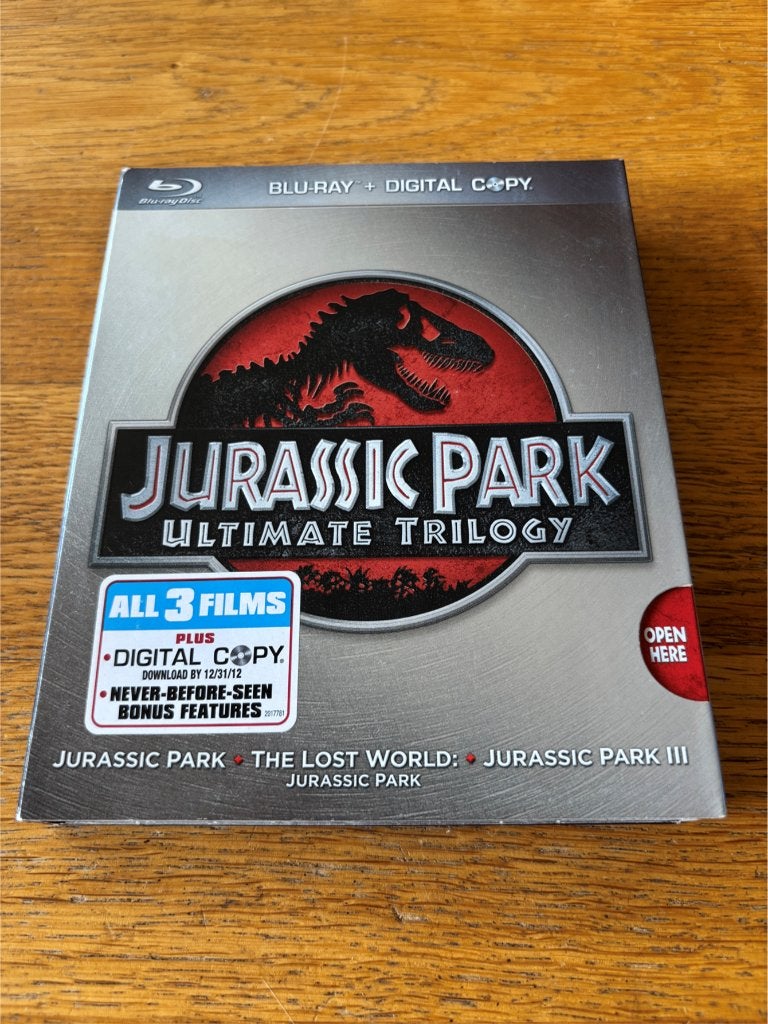 Blu-ray's Jurassic Park Trilogy - N-NLO, Avontuur, Gebruikt, Engels, Frans