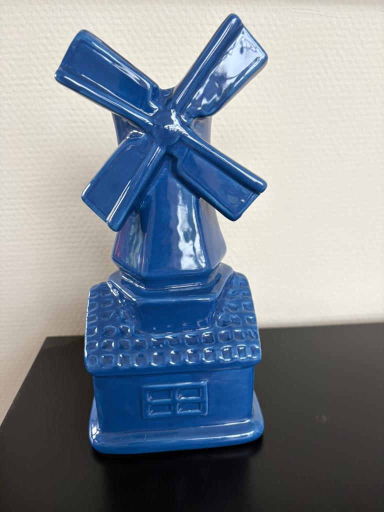 Leuke molen vaas 💙, Verzenden, Zo goed als nieuw