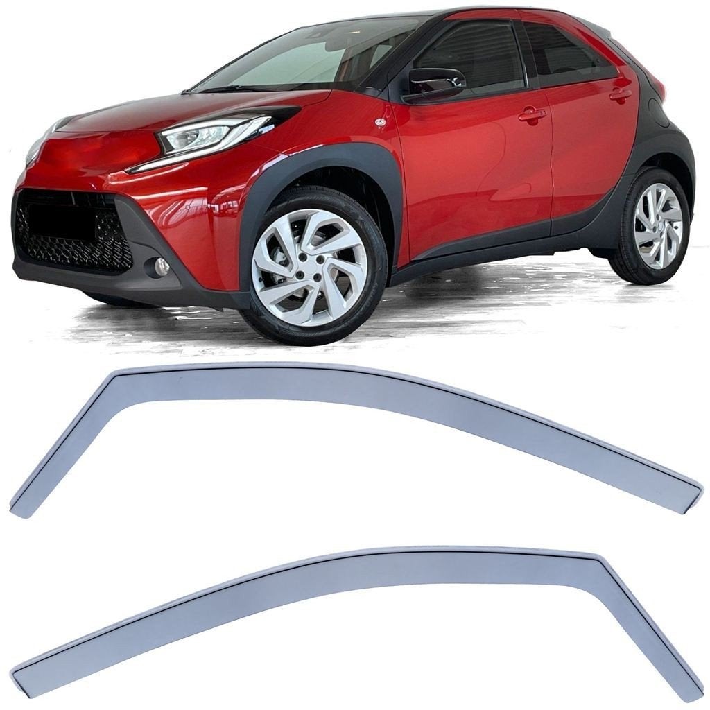 Smoke Zijwindscherm Toyota Aygo X Zijwindschermen Zijwind Re, Verzenden, Automotive Parts, A.parts@hotmail.nl, Trasmolenlaan 12 3447 GZ Woerden