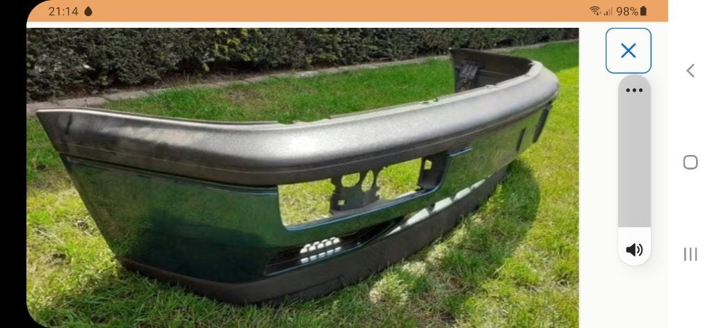 Bumper voor vw golf 3 metalic donker groen, Auto-onderdelen, Carrosserie en Plaatwerk, Ophalen, Gebruikt, Bumper, Volkswagen