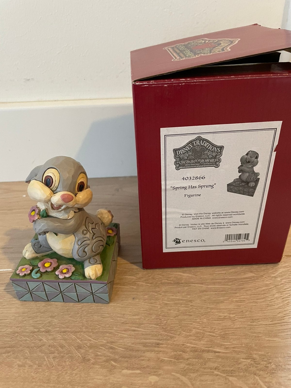 Thumper bambi stampertje bambi Jim Shore Disney Traditions, Ophalen of Verzenden, Nieuw, Beeldje of Figuurtje