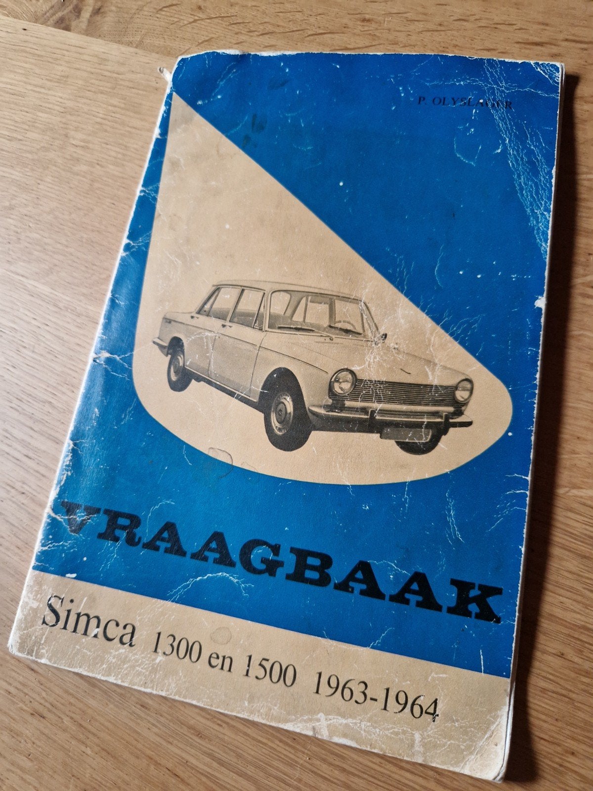 RETRO VRAAGBAAK SIMCA 1963 /1964, Ophalen of Verzenden