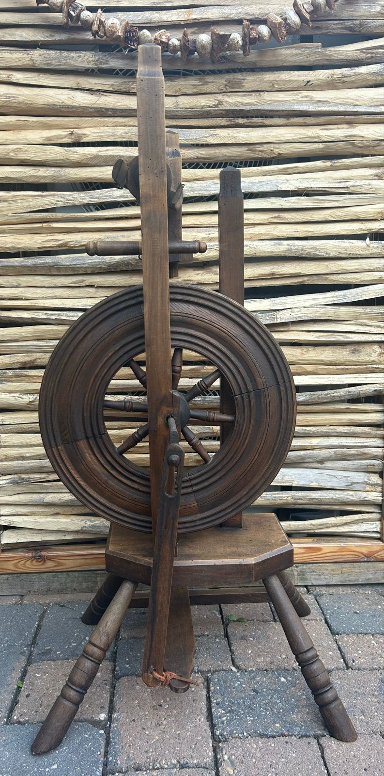 Oud spinnewiel - decoratief en uniek, Ophalen, Gebruikt, Spinnewiel