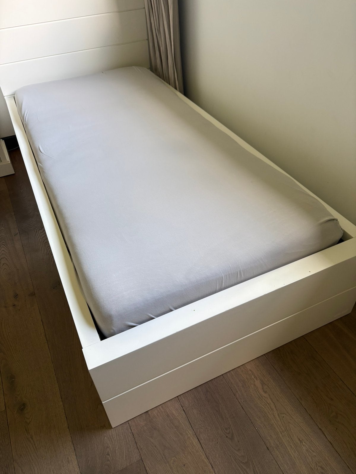 Woodwork bed met onderschuif bed., Ophalen, Gebruikt, 90 cm, Eenpersoons
