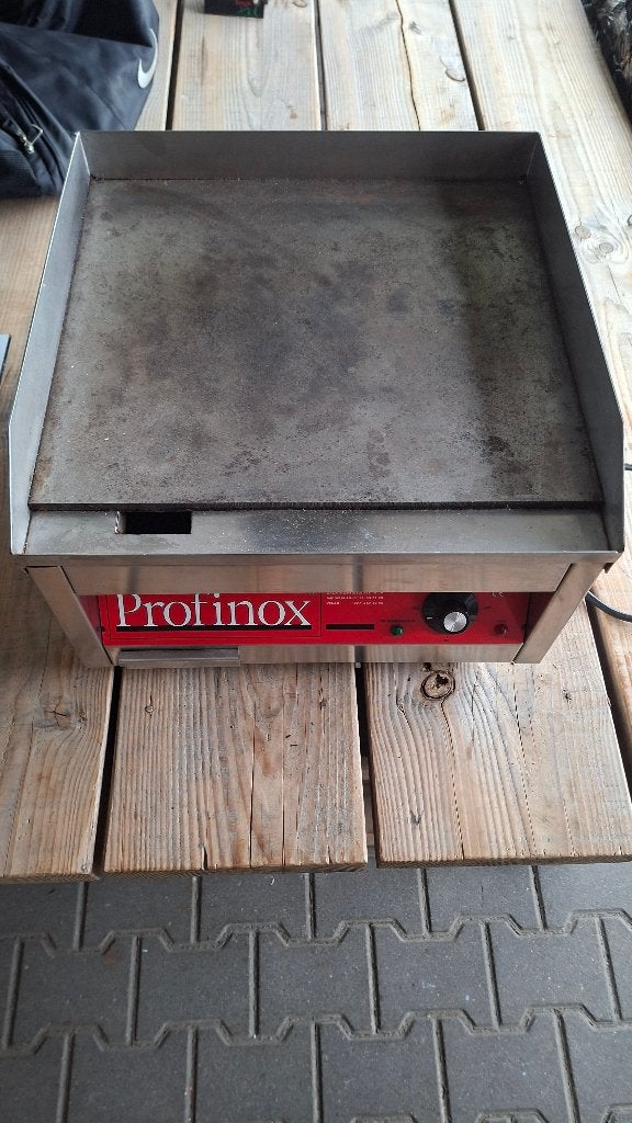 Profinox Bakplaat grillplaat, Ophalen, ., Zo goed als nieuw, Tafelgrill