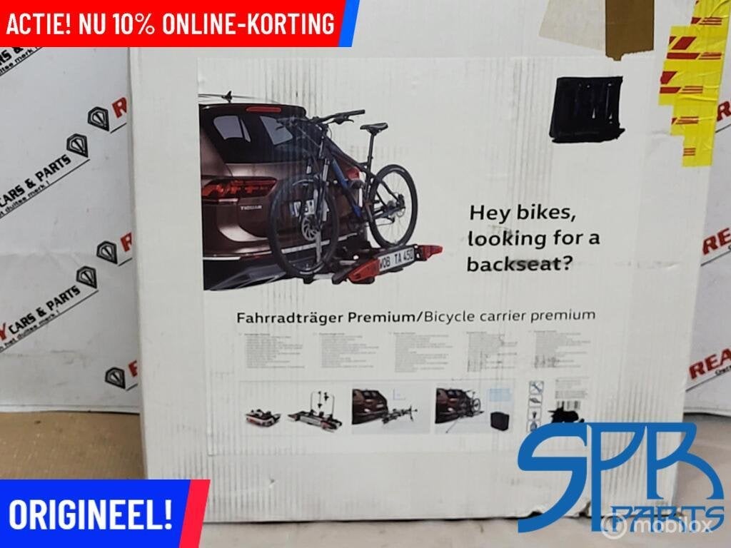 Fietsendrager PREMIUM origineel 2 FIETSEN E-BIKES 000071105J, Volkswagen, Nieuw, Ophalen of Verzenden, Volkswagen