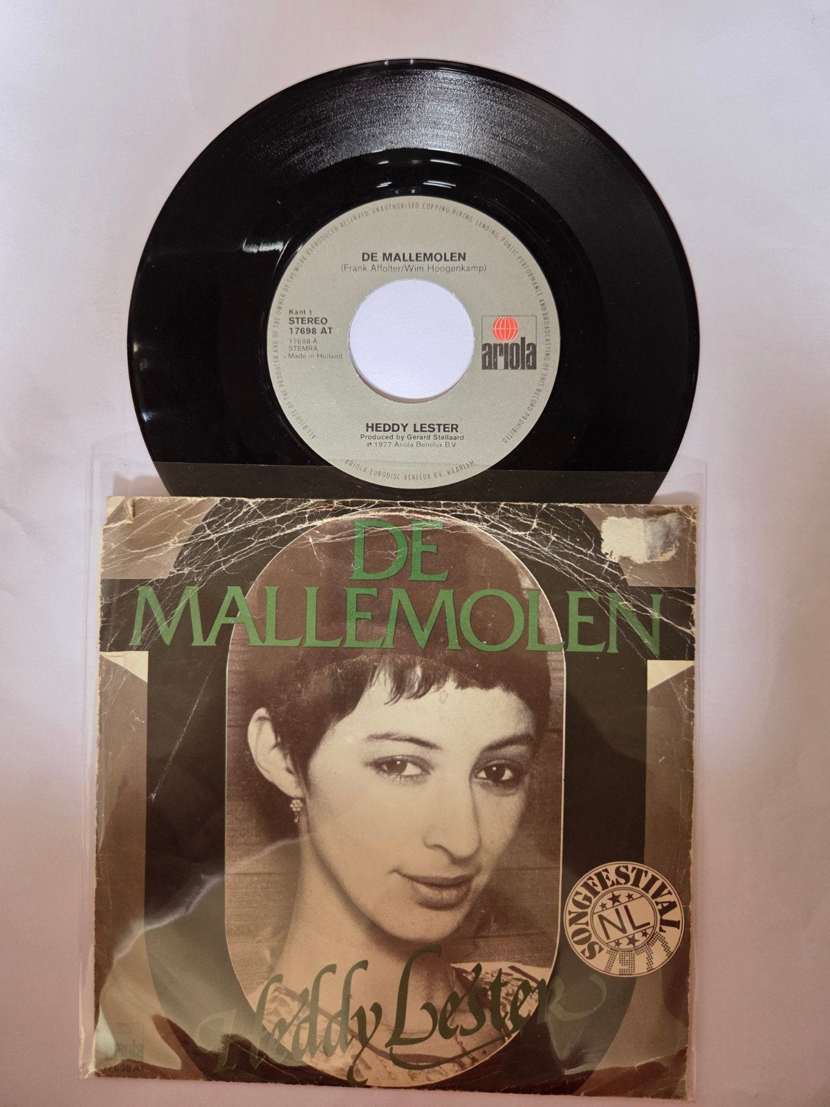 Heddy Lester - De mallemolen, Gebruikt, 7 inch, Single, Ophalen of Verzenden
