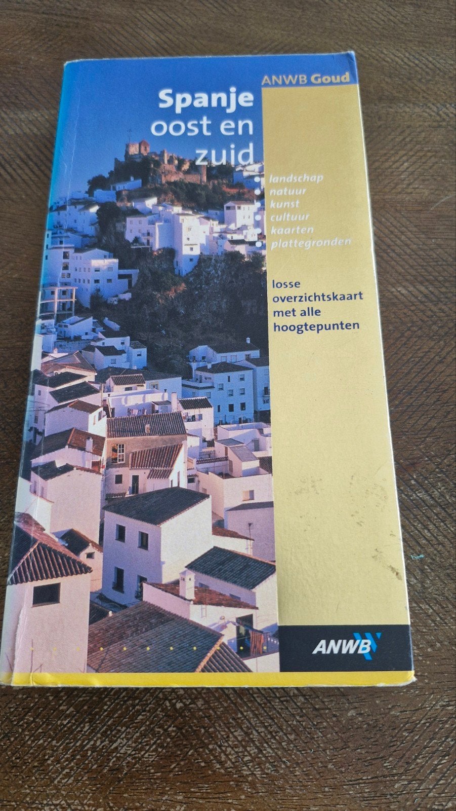 ANWB Goud Spanje Oost en Zuid Reisgids, Europa, Ophalen of Verzenden, Reisgids of -boek, ANWB