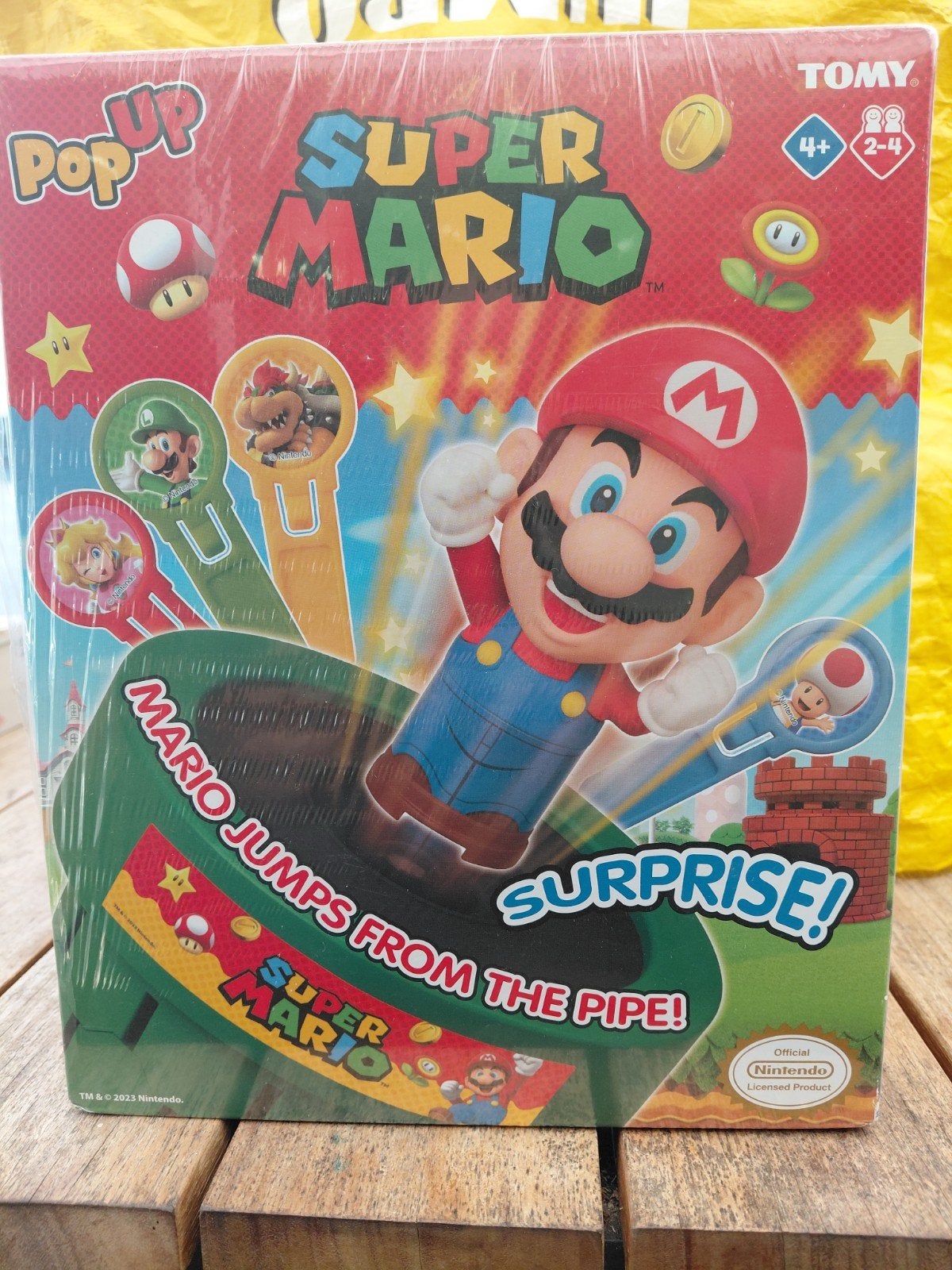 Super Mario Pop-Up Surprise Spel, Ophalen of Verzenden, Nieuw, Jongen of Meisje