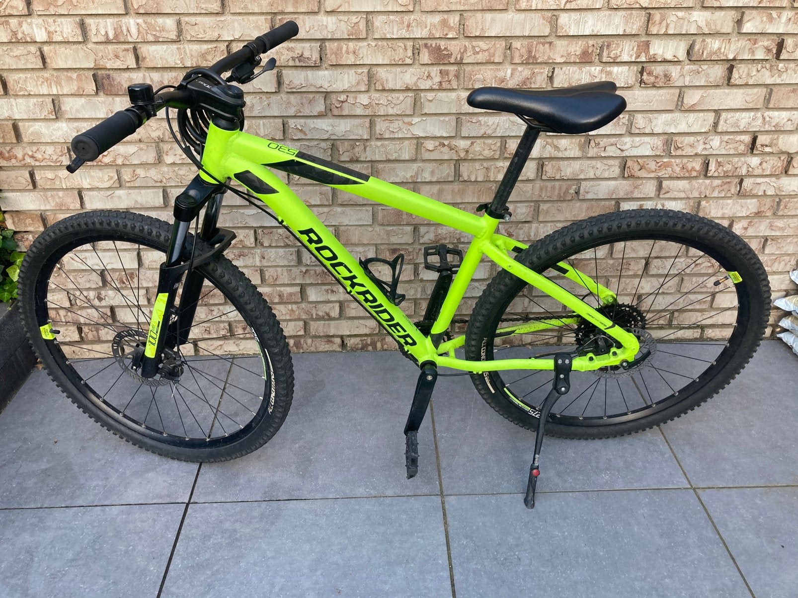 Gele Rockrider Mountainbike maat S 27,5 inch, Ophalen, Gebruikt, Heren, Overige merken