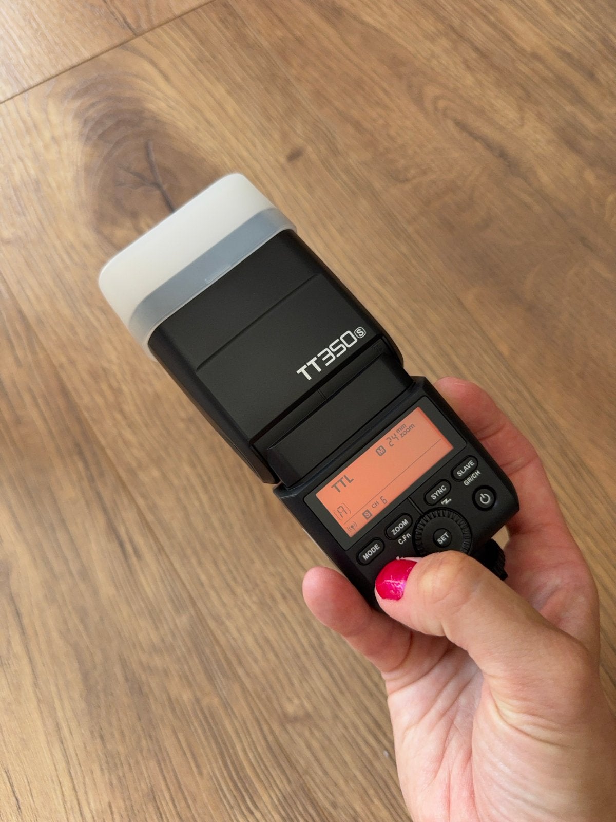 Godox TT350S flitser voor Sony camera's, Audio, Tv en Foto, Fotografie | Flitsers, Externe flitser, Ophalen of Verzenden, Zo goed als nieuw
