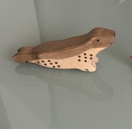 Holztiger houten speelfiguren: Zeehond, Kinderen en Baby's, Ophalen of Verzenden, Nieuw, Overige typen