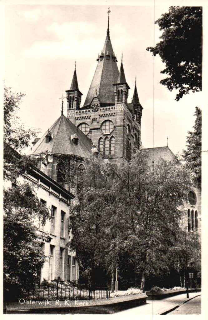 Oisterwijk R.K. Kerk 1960 ., Ophalen, 1940 tot 1960, Gelopen, Noord-Brabant