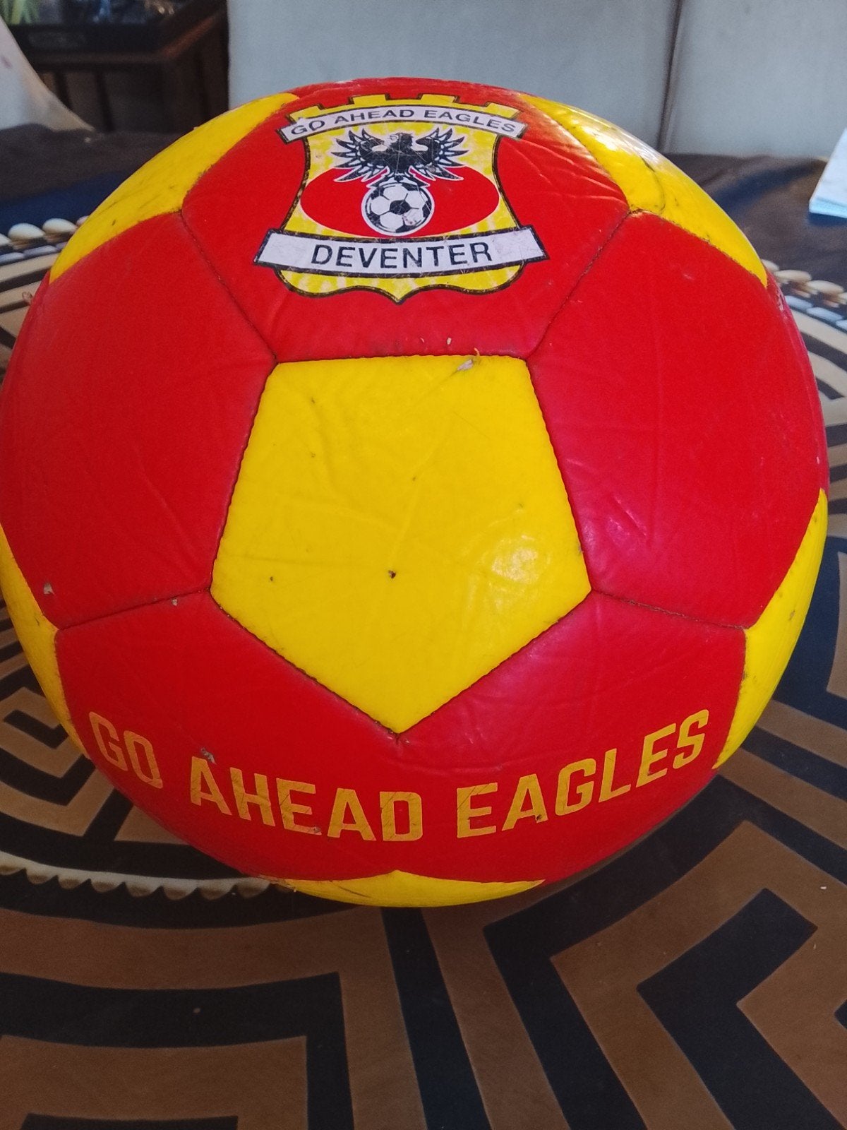 Go Ahead Eagles Voetbal - Rood/Geel, Ophalen, Gebruikt, Bal