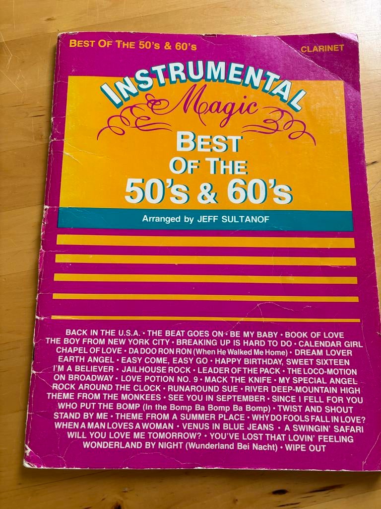 Bladmuziek Klarinet: Instrumental Magic - Best of the 50's &, Gebruikt, Ophalen of Verzenden, Klarinet, Thema