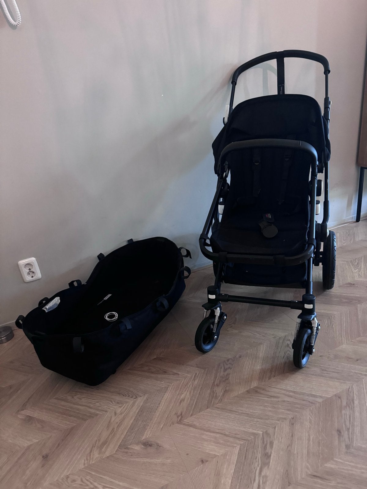 Bugaboo Cameleon 3 Combiwagen met Reiswieg - Zwart, Kinderen en Baby's, Kinderwagens en Combinaties, Ophalen, Gebruikt, Bugaboo