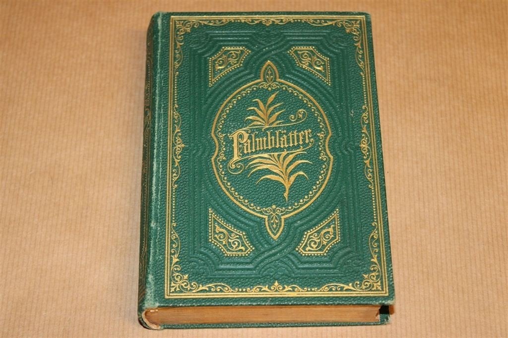 Palmblätter [1873] — Antiek Dichtbundel met Goud op Snee, Antiek en Kunst, Ophalen of Verzenden