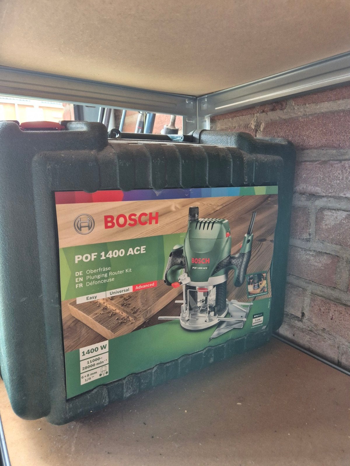 Bosch POF 1400 ACE Bovenfrees - Krachtig en Nauwkeurig, Doe-het-zelf en Verbouw, Ophalen, Nieuw, Bovenfrees, Bosch
