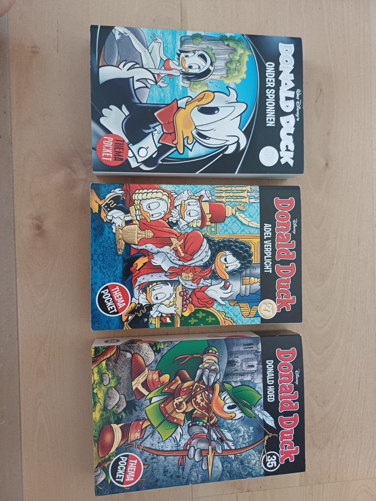 Donald Duck Thema Pockets - Nummers 19, 27, 35, Meerdere stripboeken, Ophalen of Verzenden, Gelezen
