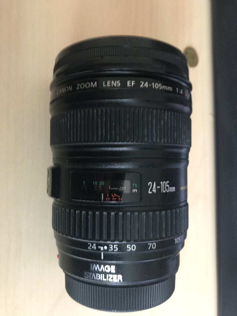 Canon EF 24-105mm f/4 L IS USM, Audio, Tv en Foto, Fotografie | Lenzen en Objectieven, Ophalen of Verzenden, Gebruikt, Telelens