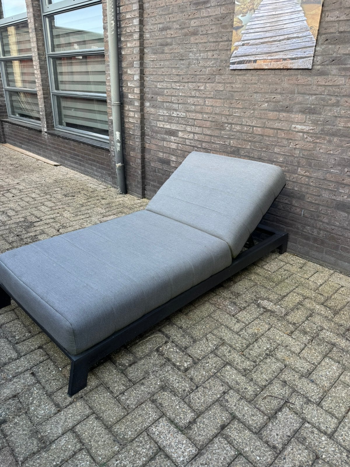 Bon Dia ligbed, Tuin en Terras, Ligbedden, Ophalen, Gebruikt, Aluminium, Verstelbaar