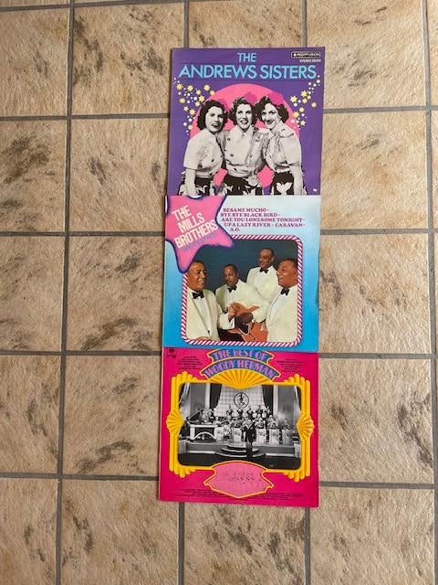 3 LP’S MET ENTERTAINMENT MUZIEK UIT DE JAREN 30 EN 40, Cd's en Dvd's, Vinyl | Overige Vinyl, Inclusief binnenhoes, Ophalen of Verzenden