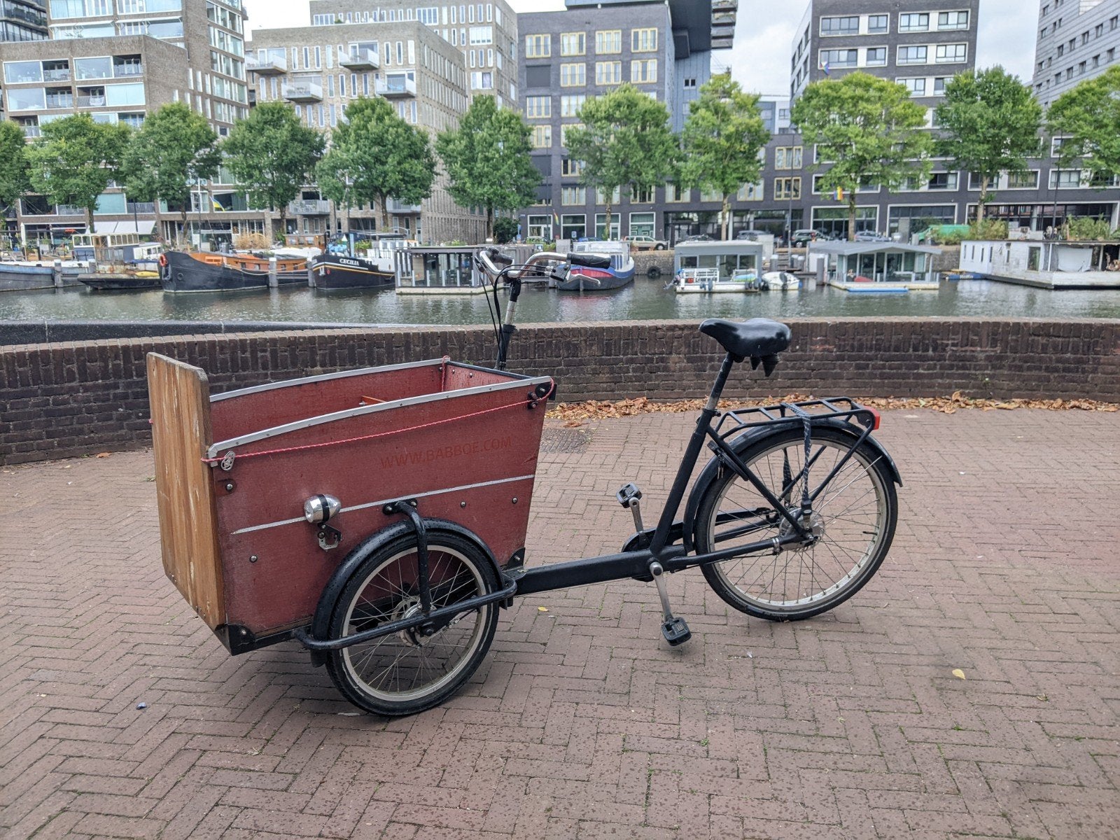 Babboe Big voor hondjes, Fietsen en Brommers, Fietsen | Bakfietsen, Gebruikt, Goederen, Schijfrem, Ophalen