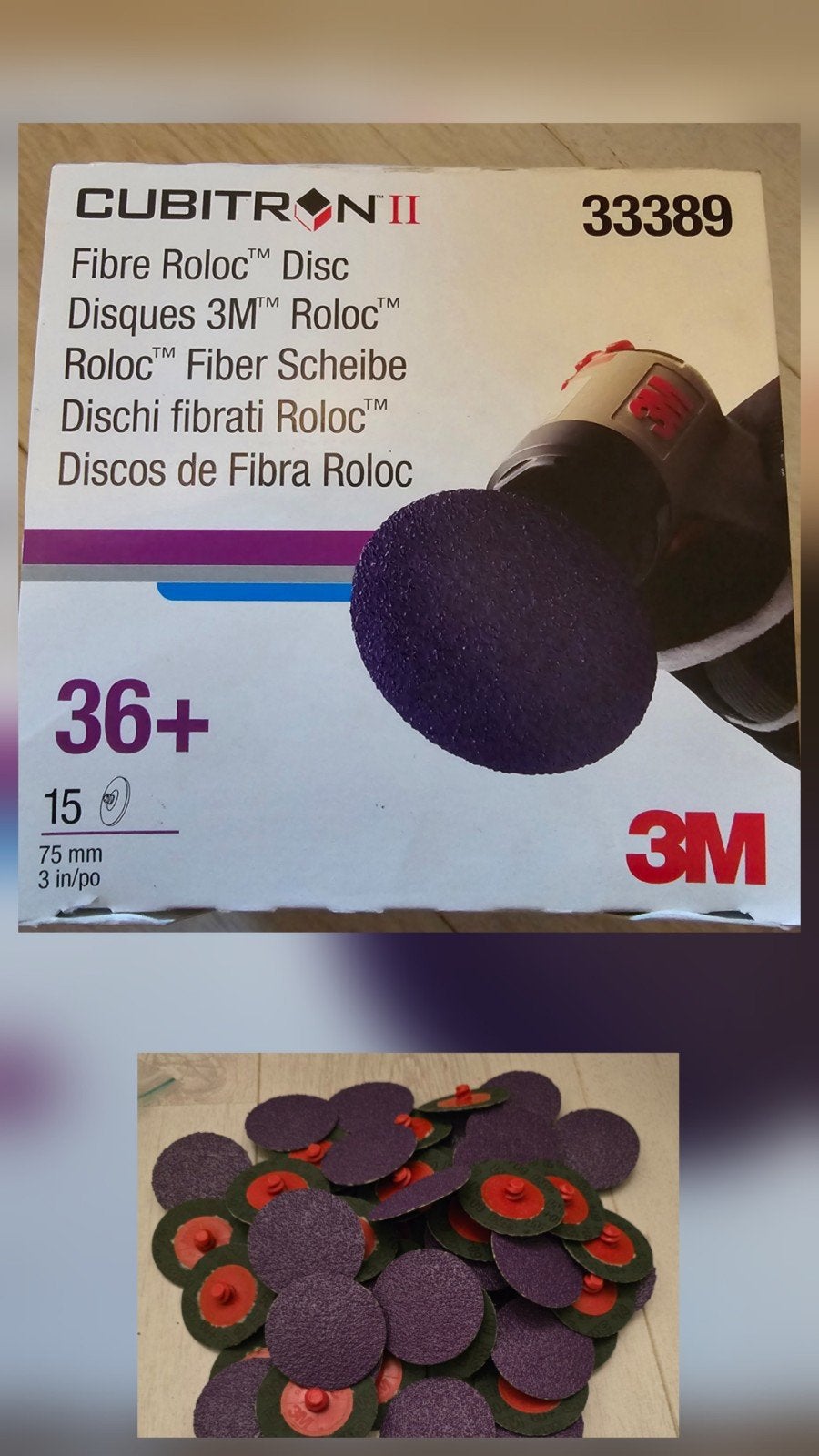 Laatste partij 3M Cubitron/Roloc slijpschijven 76mm, Ophalen of Verzenden, Nieuw