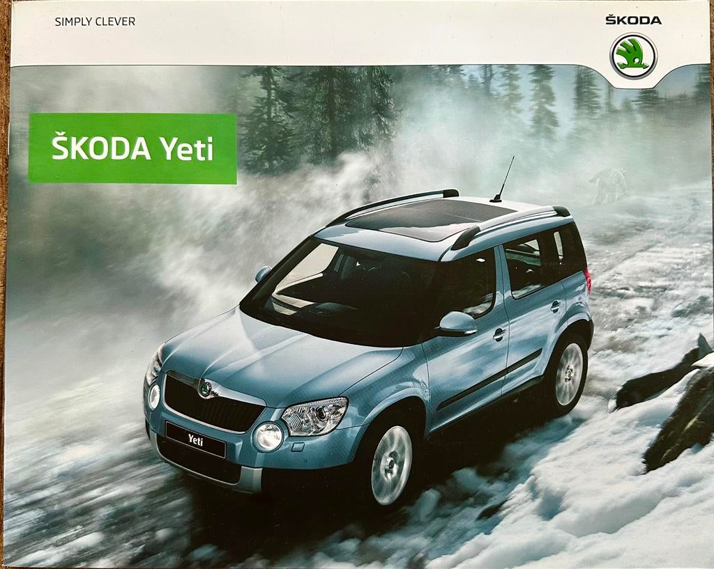 Folder Skoda Yeti, Ophalen of Verzenden, Gelezen, Overige merken
