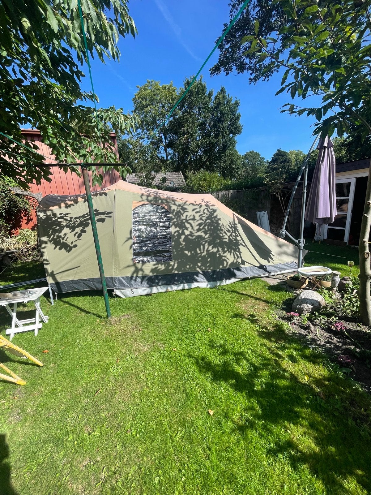 Baco 390 tent - Origineel en zo goed als nieuw!, Caravans en Kamperen, Tenten, Ophalen, Zo goed als nieuw, Tot en met 4