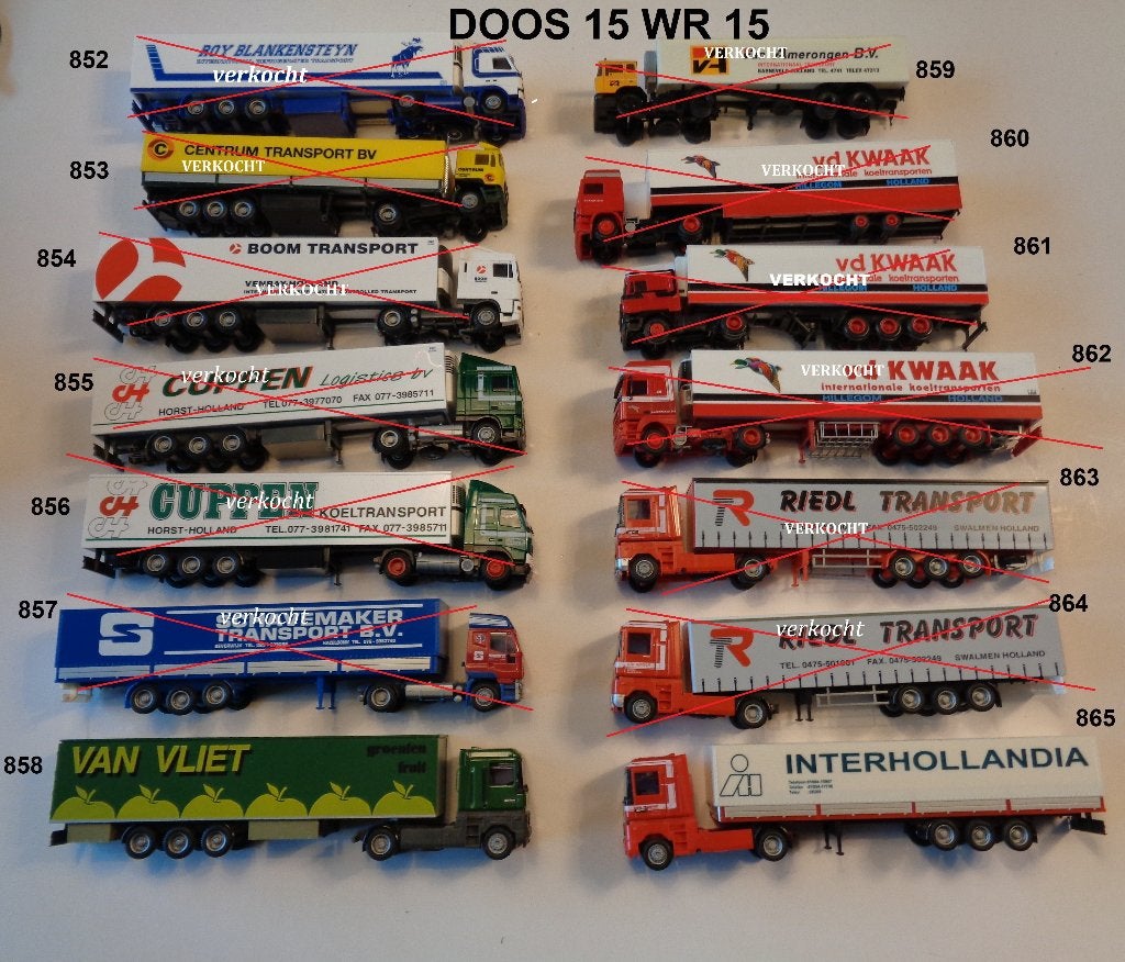 losse verkoop schaal 1op 87 modellen, Ophalen of Verzenden, Gebruikt, Bus of Vrachtwagen, Overige merken