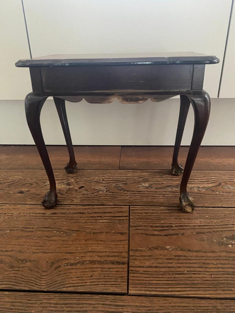 Klein Frans vintage (bijzet) tafeltje, Antiek en Kunst, Curiosa en Brocante, Ophalen