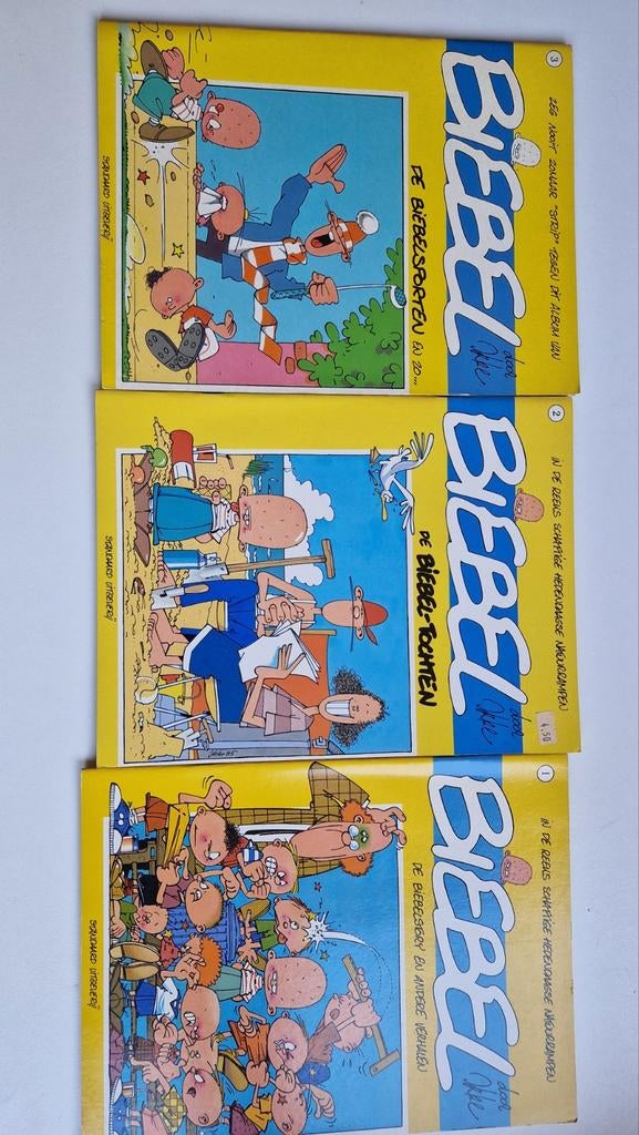 Biebel stripboeken - Complete serie (3 delen), Boeken, Ophalen of Verzenden