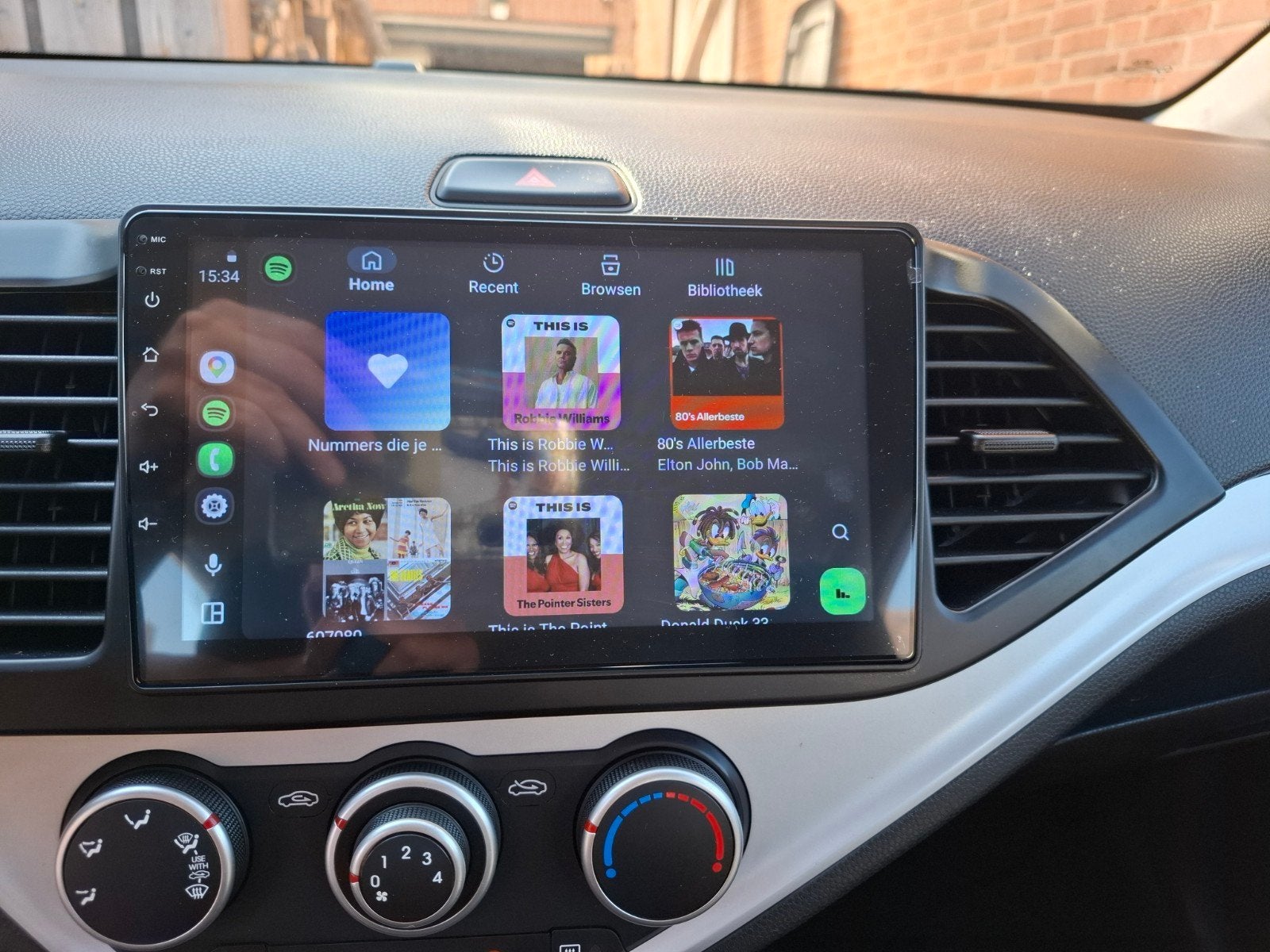Kia KIA 2013 Grijs android l/apple auto, Auto's, 19 km/l, 998 cc, 69 pk, 23 €/maand