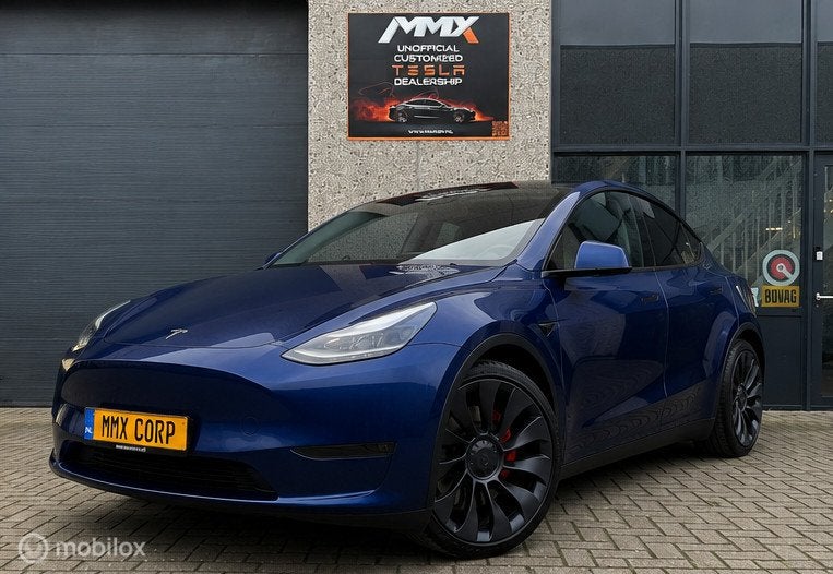 Tesla Model Y Performance + MMX PACK + IAP + 21", Auto's, Tesla, Automaat, 514 km, Gebruikt, Zwart