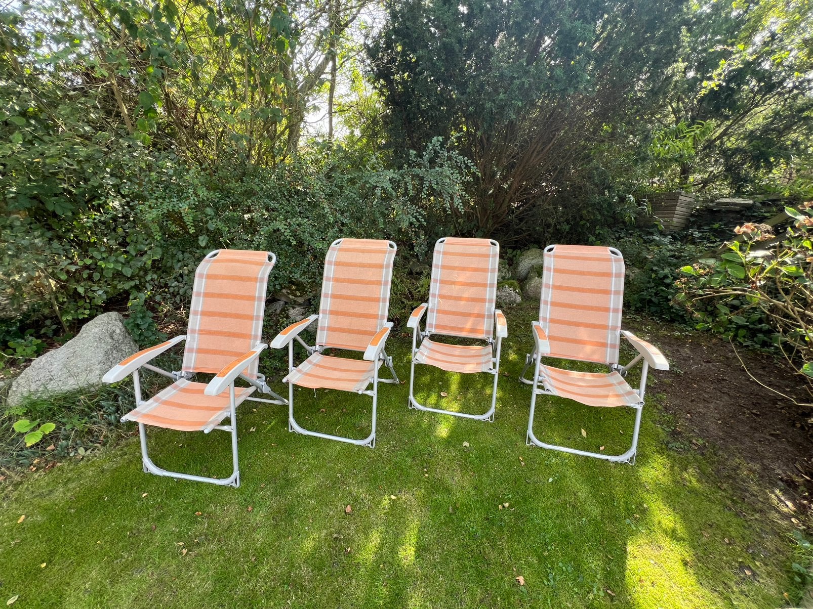 oranje campingstoelen, Ophalen, Gebruikt, Campingstoel