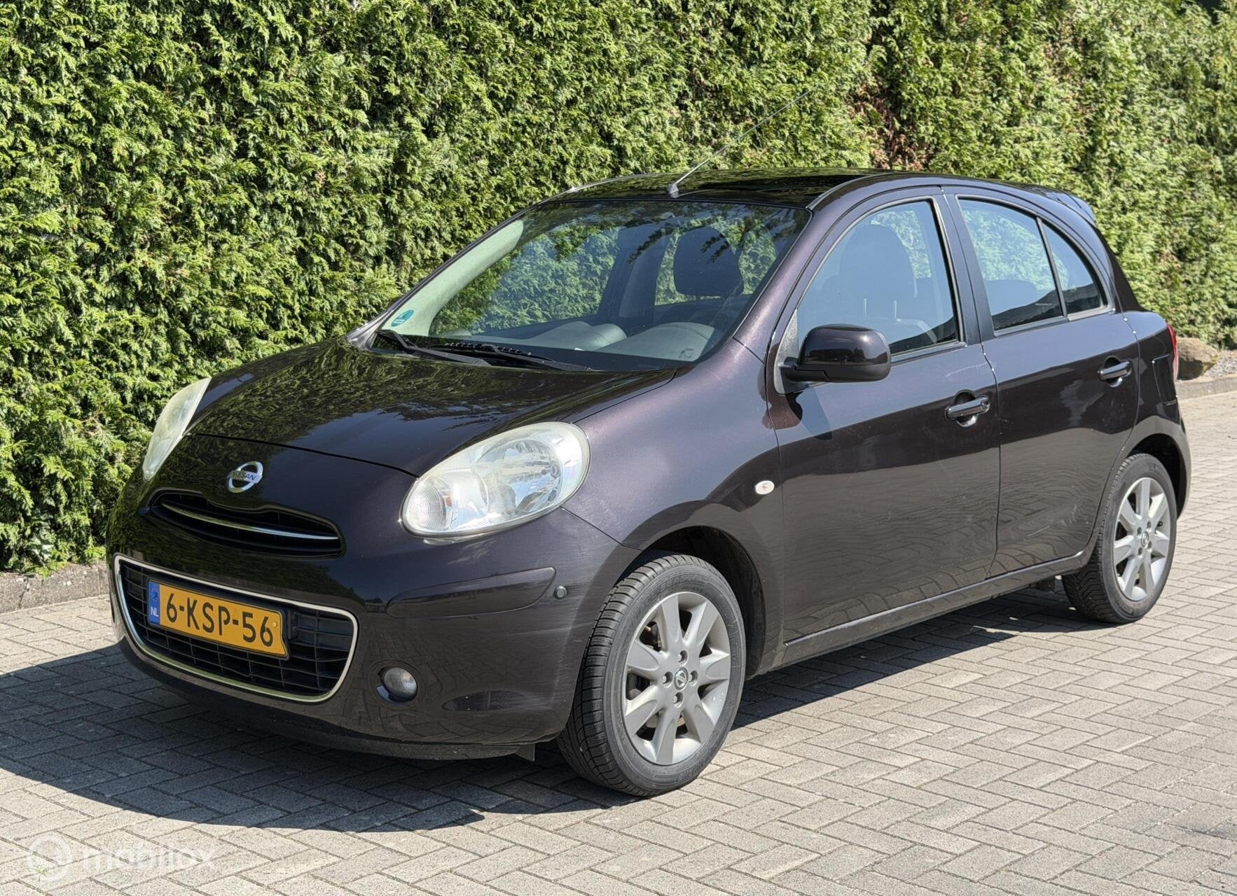 Nissan Micra 1.2 DIG-S ELLE Panodak Cruise Clima, Voorwielaandrijving, Euro 5, Stof, Zwart