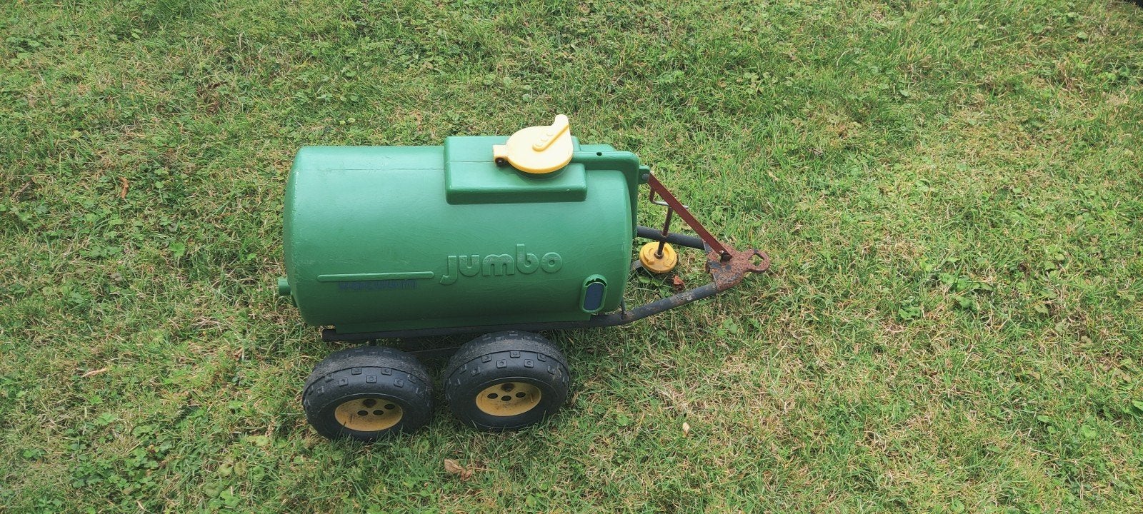 Jumbo giertank voor traptrekker, Ophalen, Gebruikt