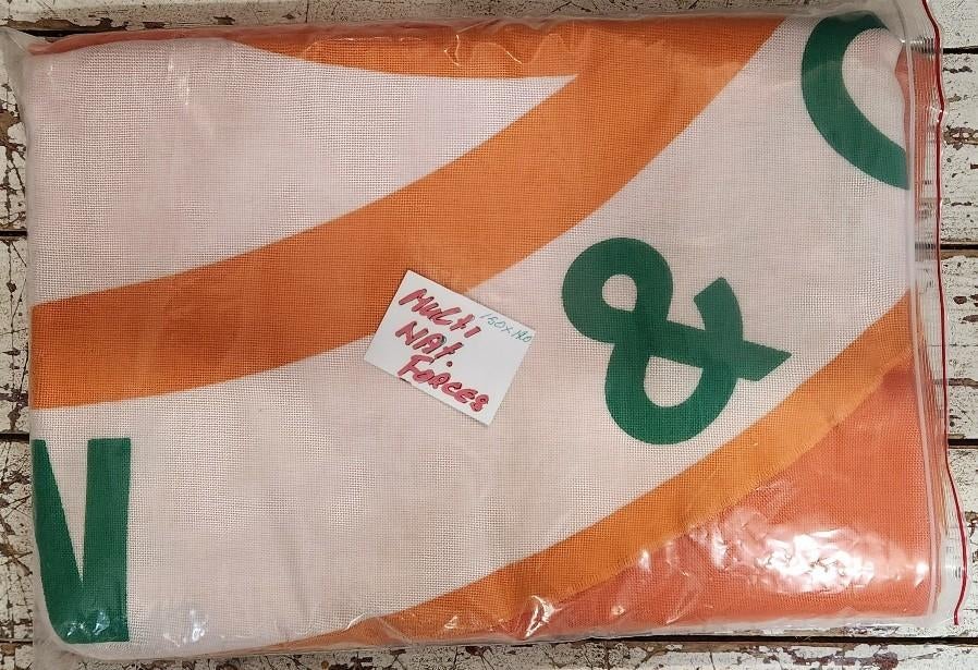 2) Multi National Forces Vlag  150 x 120, Ophalen of Verzenden, Marine, Nederland