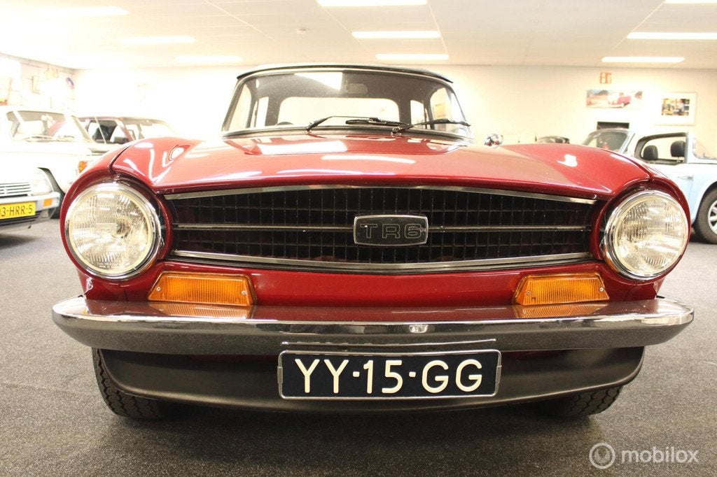 Triumph TR 6, Auto's, Cabriolet, Triumph, Leder, Bedrijf