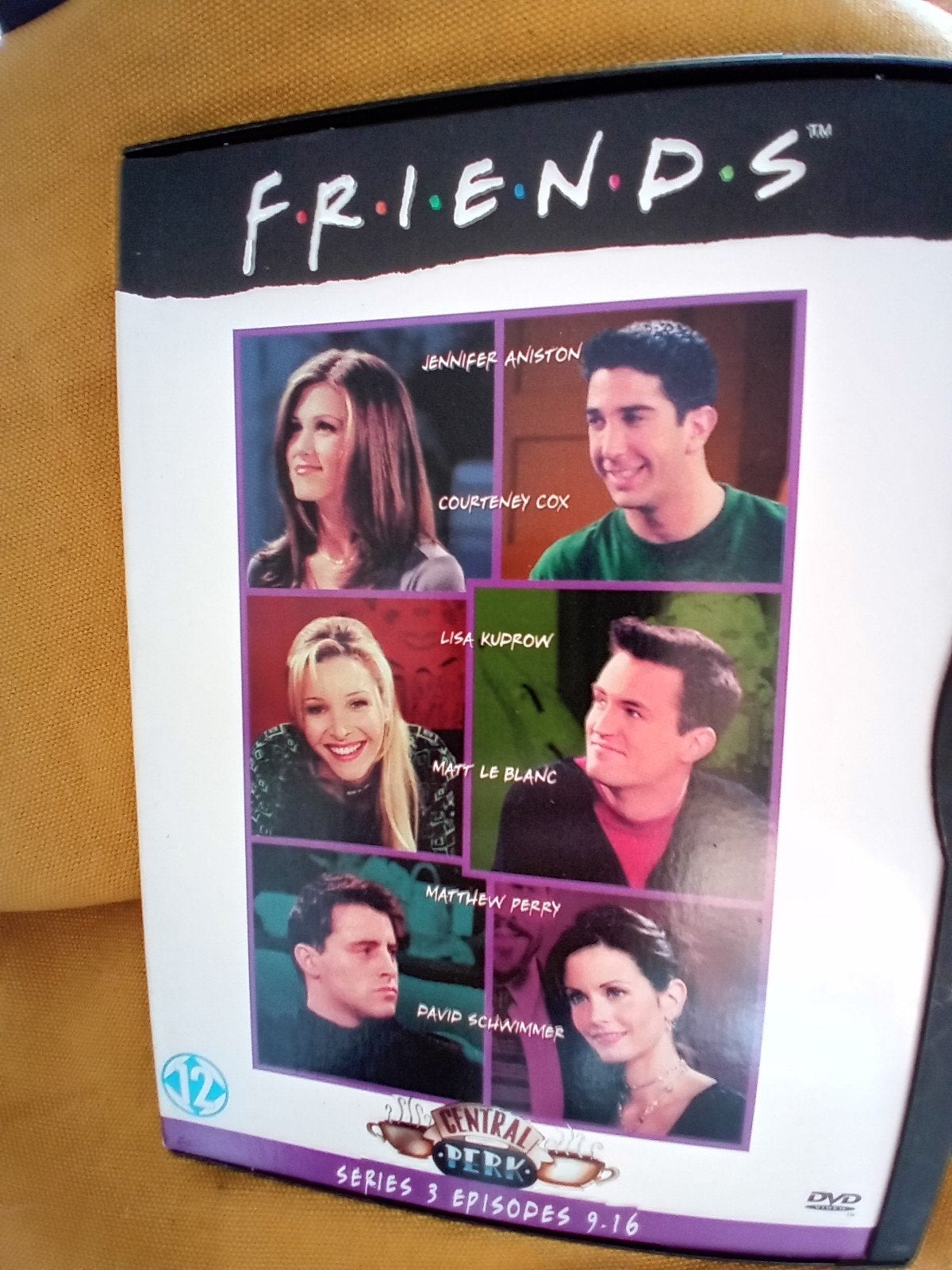 DVD  Friends deel 3 episode 9_16, Alle leeftijden, Ophalen of Verzenden, Zo goed als nieuw, Komedie