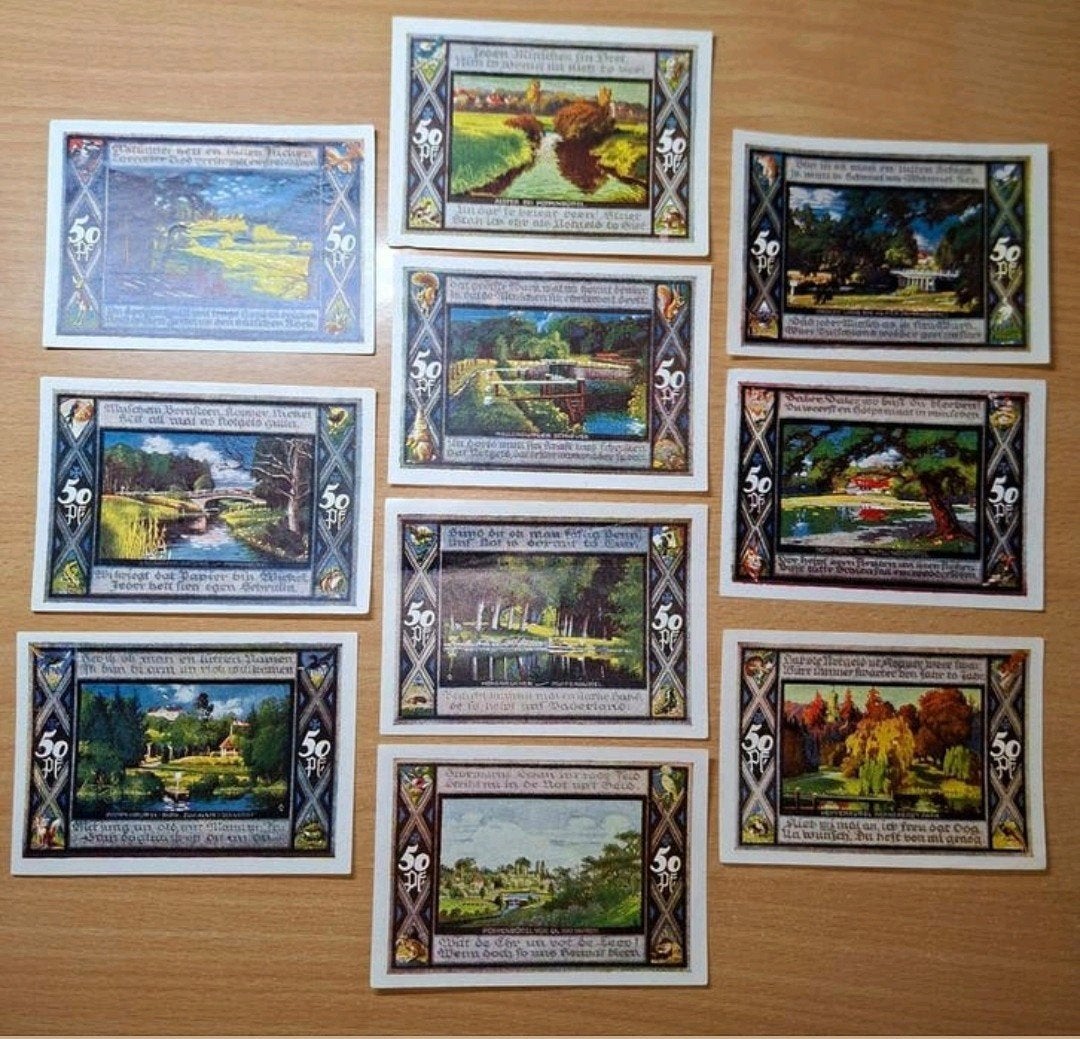 Duits Notgeld Poppenbüttel Noodgeld, Ophalen of Verzenden, Duitsland