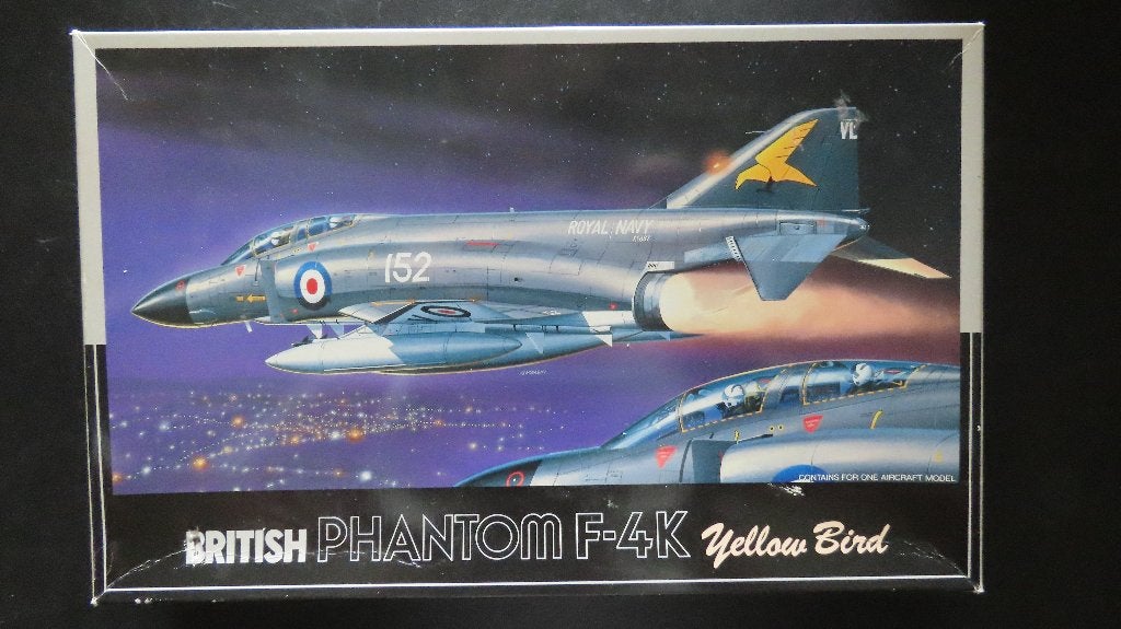 British Phantom F-4K 'Yellow Bird' Fujimi 1/72, Hobby en Vrije tijd, Modelbouw | Vliegtuigen en Helikopters, Overige merken, 1:72 tot 1:144