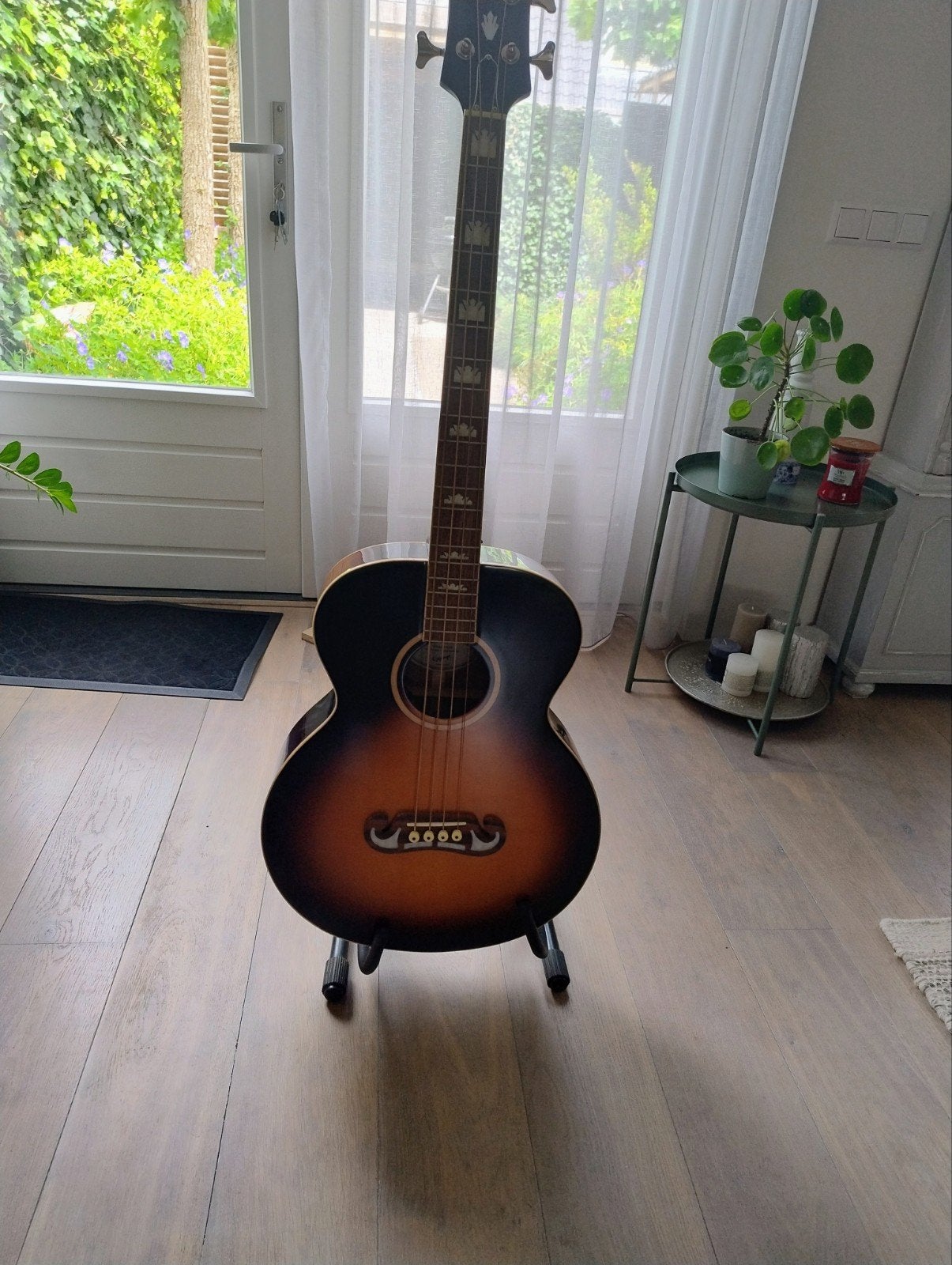 Epiphone Akoestische Basgitaar El Capitan J-200met gigbag, Ophalen of Verzenden, Zo goed als nieuw, Akoestisch