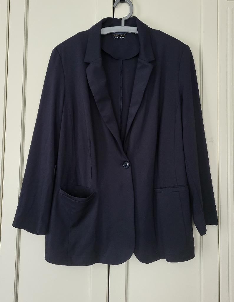 Goldner blazer, jasje, blauw, navy, maat 46, Blauw, Goldner, Ophalen of Verzenden, Zo goed als nieuw