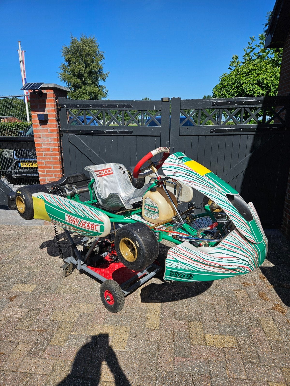 zeer nette tony kart 401R, Ophalen, Zo goed als nieuw, Kart