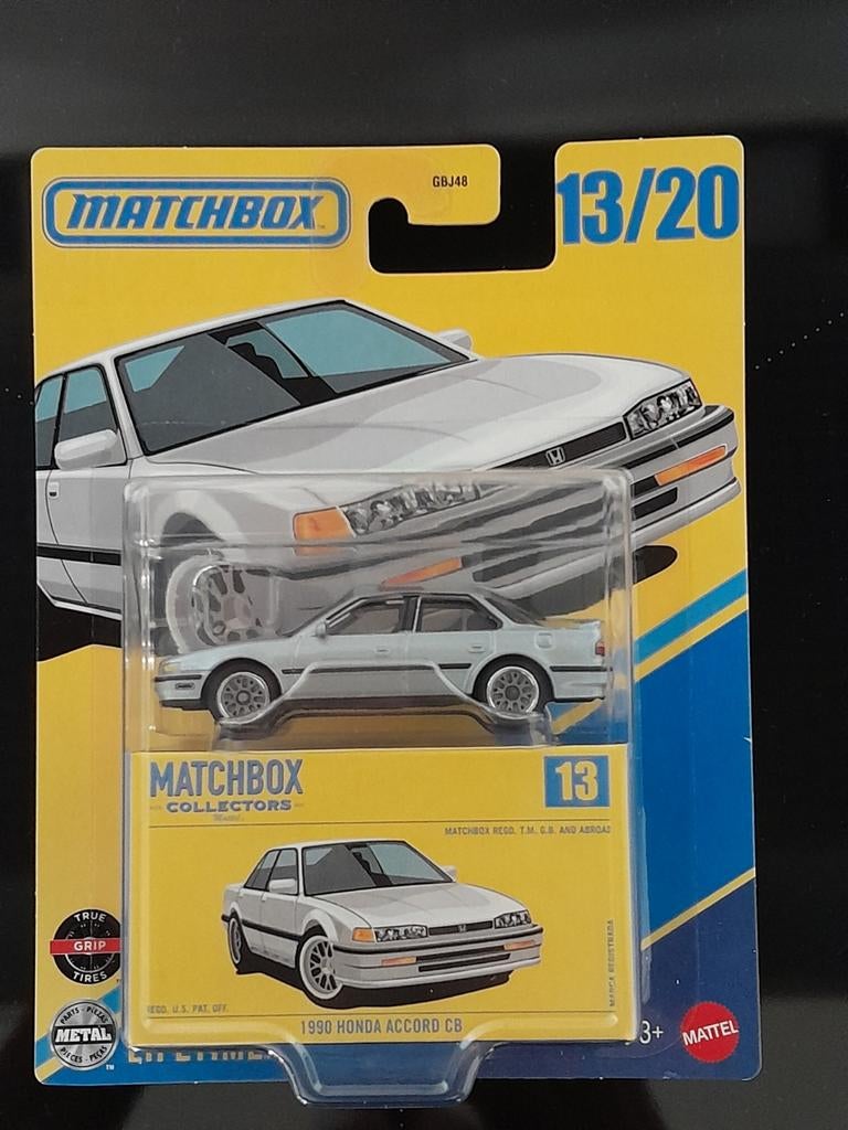 Matchbox 1990 Honda Accord CB.        Matchbox, Ophalen of Verzenden, Nieuw, Auto