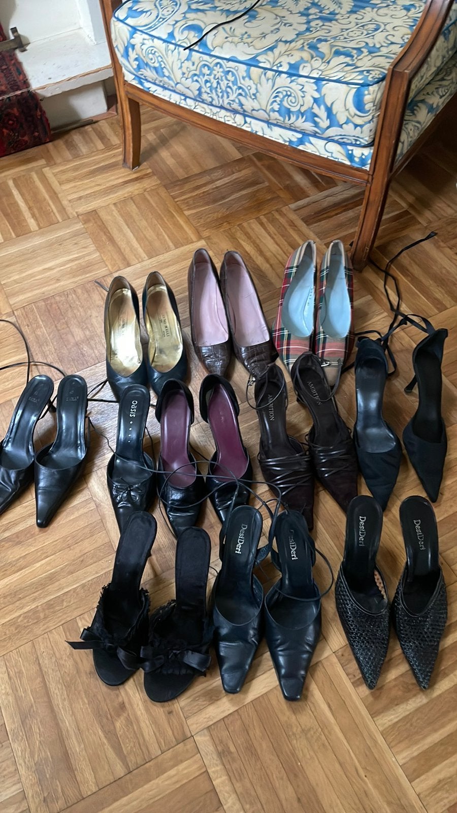 Diverse collectie dameshakken en muiltjes, Kleding | Dames, Ophalen of Verzenden, Gedragen, Zwart, Pumps
