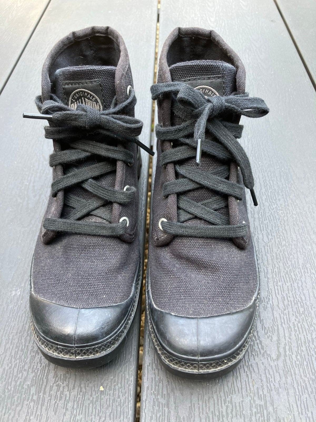 Palladium Pampa Hi Originale - Zwart - Maat 39, Ophalen of Verzenden, Zo goed als nieuw, Zwart, Sneakers of Gympen